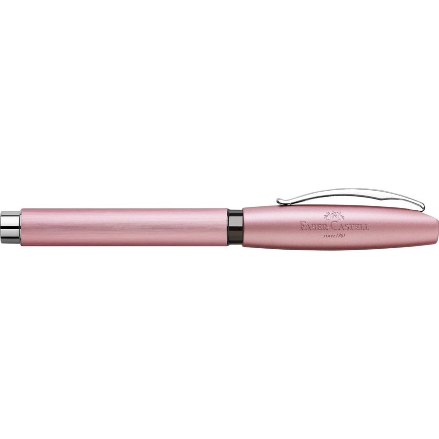 Faber-Castell - Essentio Aluminium Füller, Federbreite F, rosa