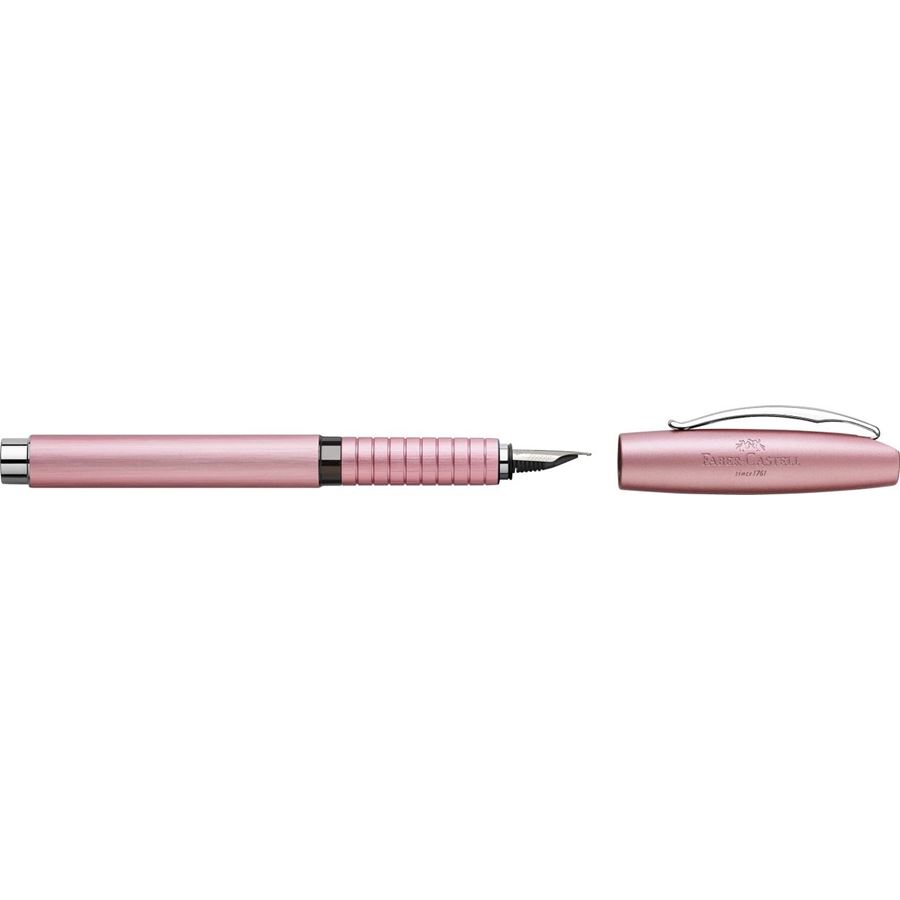 Faber-Castell - Essentio Aluminium Füller, Federbreite EF, rosa