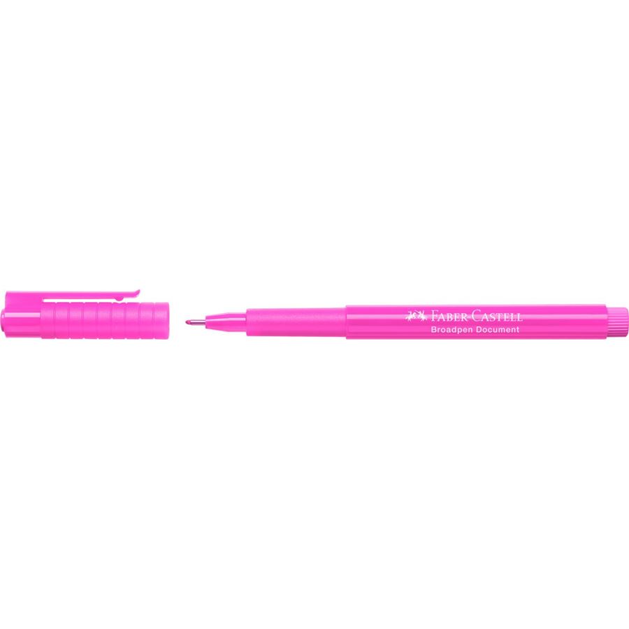 Faber-Castell - Faserschreiber Broadpen Document pink