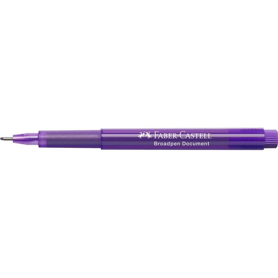 Faber-Castell - Feutre Broadpen document violet