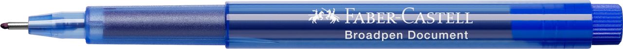 Faber-Castell - Faserschreiber Broadpen Document blau