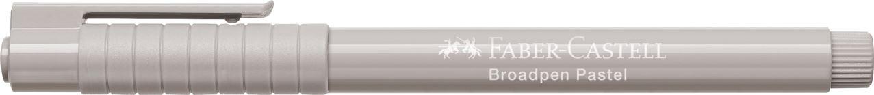 Faber-Castell - Faserschreiber Broadpen pastell grau