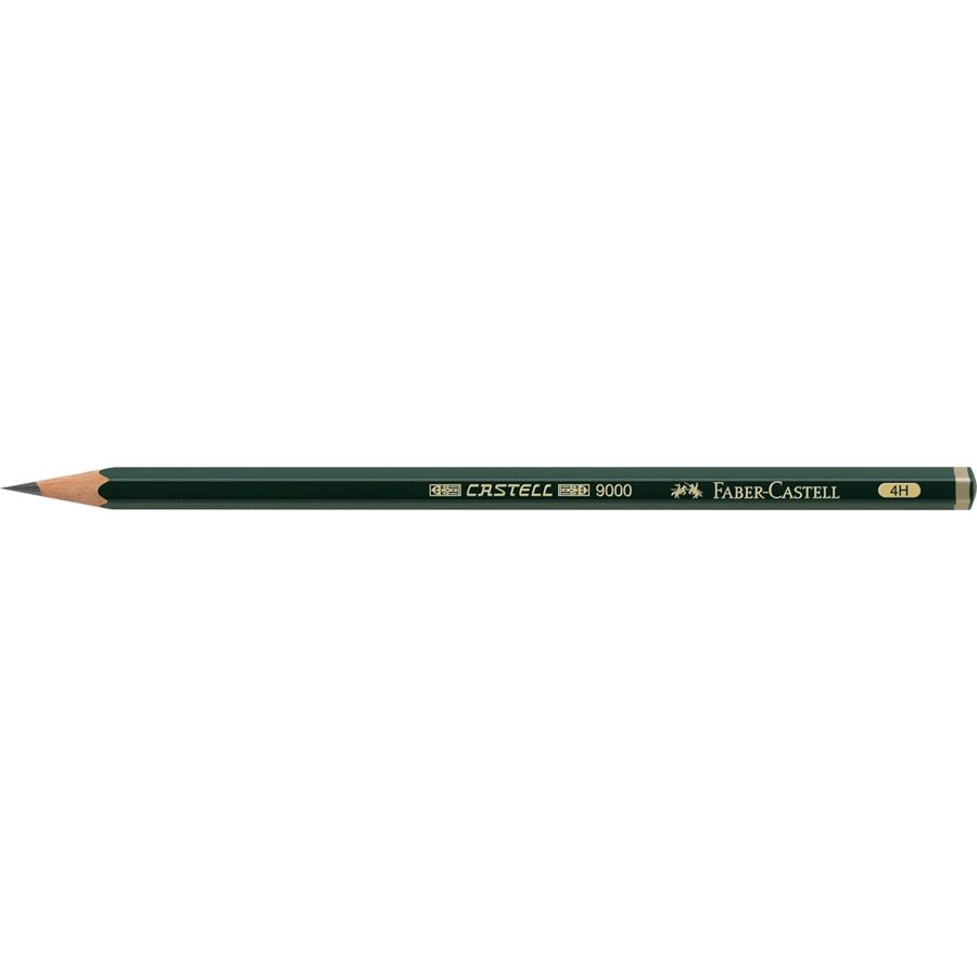 Faber-Castell - Crayon graphite Castell 9000 4H