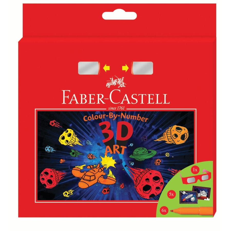 Faber-Castell - Connector Filzstift, 3D-Set