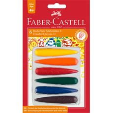 Faber-Castell - Malkreide Finger, 6er Set