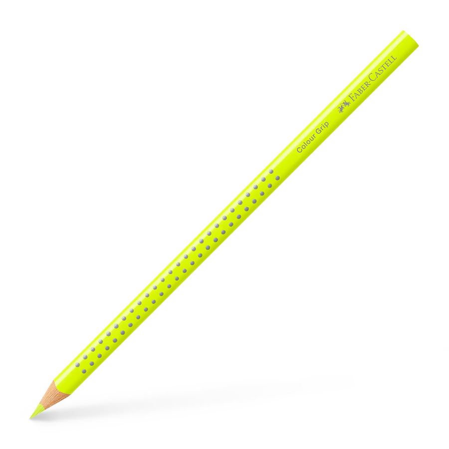 Faber-Castell - Crayon de couleur Colour Grip jaune fluo