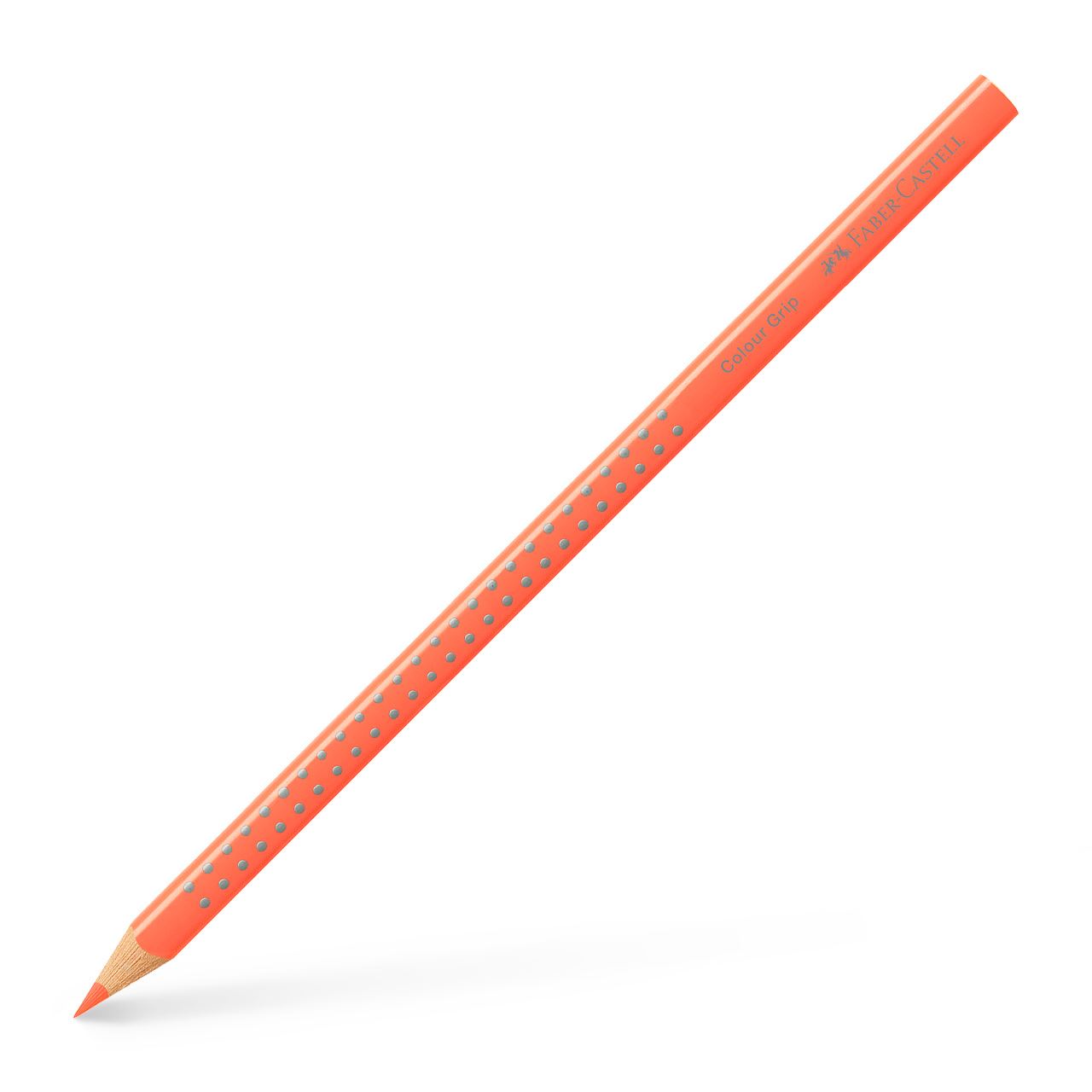 Faber-Castell - Crayon de couleur Colour Grip orange fluo