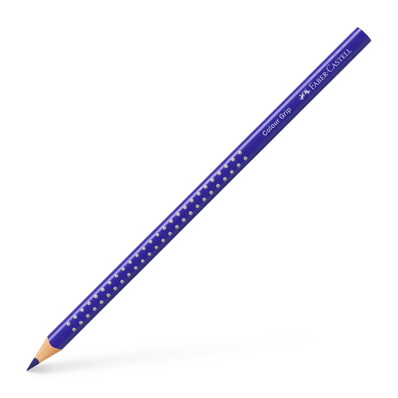 Faber-Castell - Crayon de couleur Colour Grip violet bleu