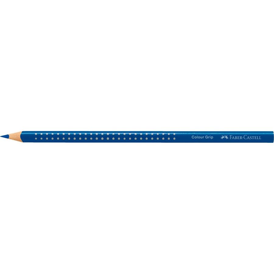 Faber-Castell - Crayon de couleur Colour Grip Bleu denim