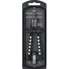 Faber-Castell - Schnellverstellzirkel Factory chrome black