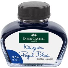 Faber-Castell - Flacon d'encre 62,5 ml, Bleu roi