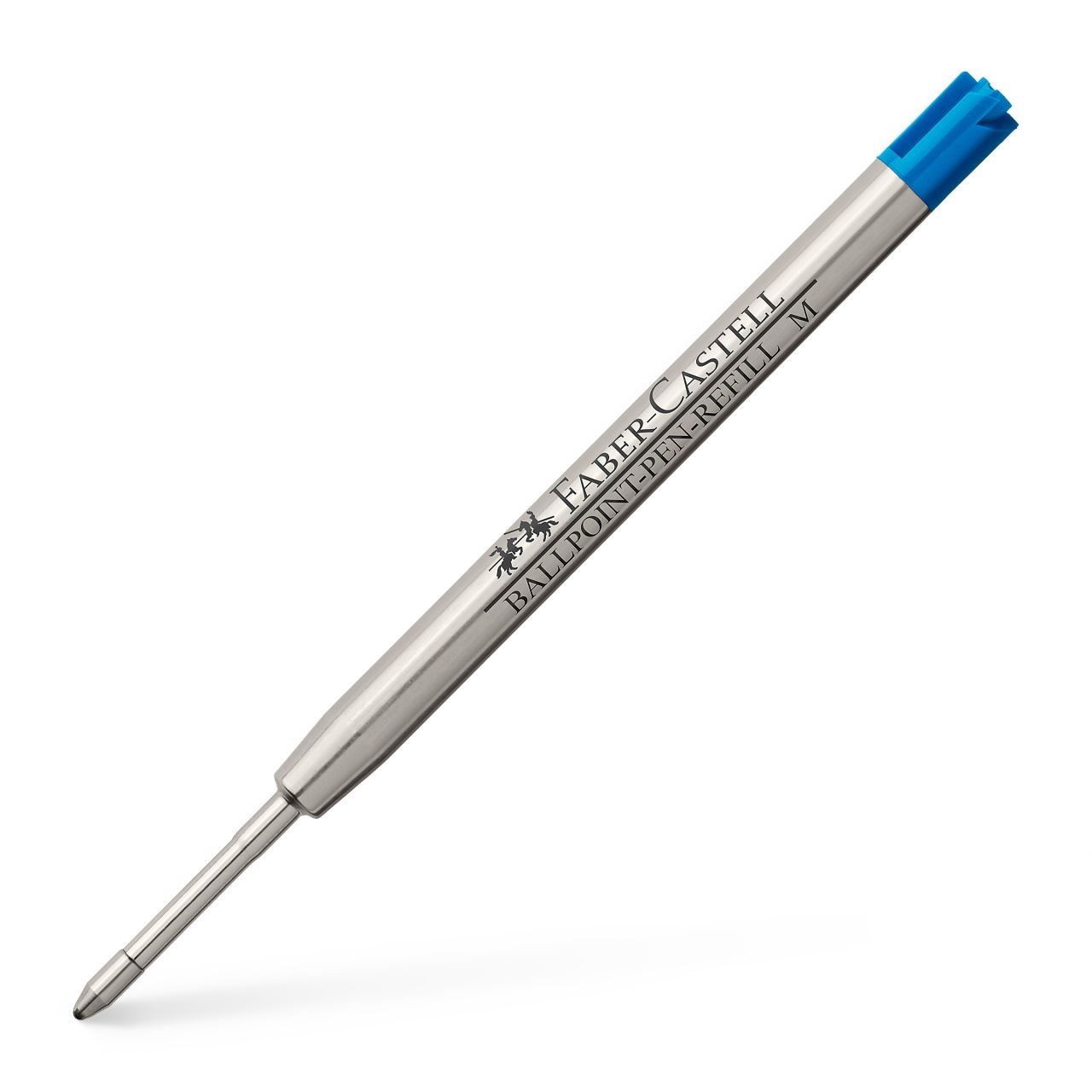 Faber-Castell - Ersatzmine Kugelschreiber, Großraummine M, blau