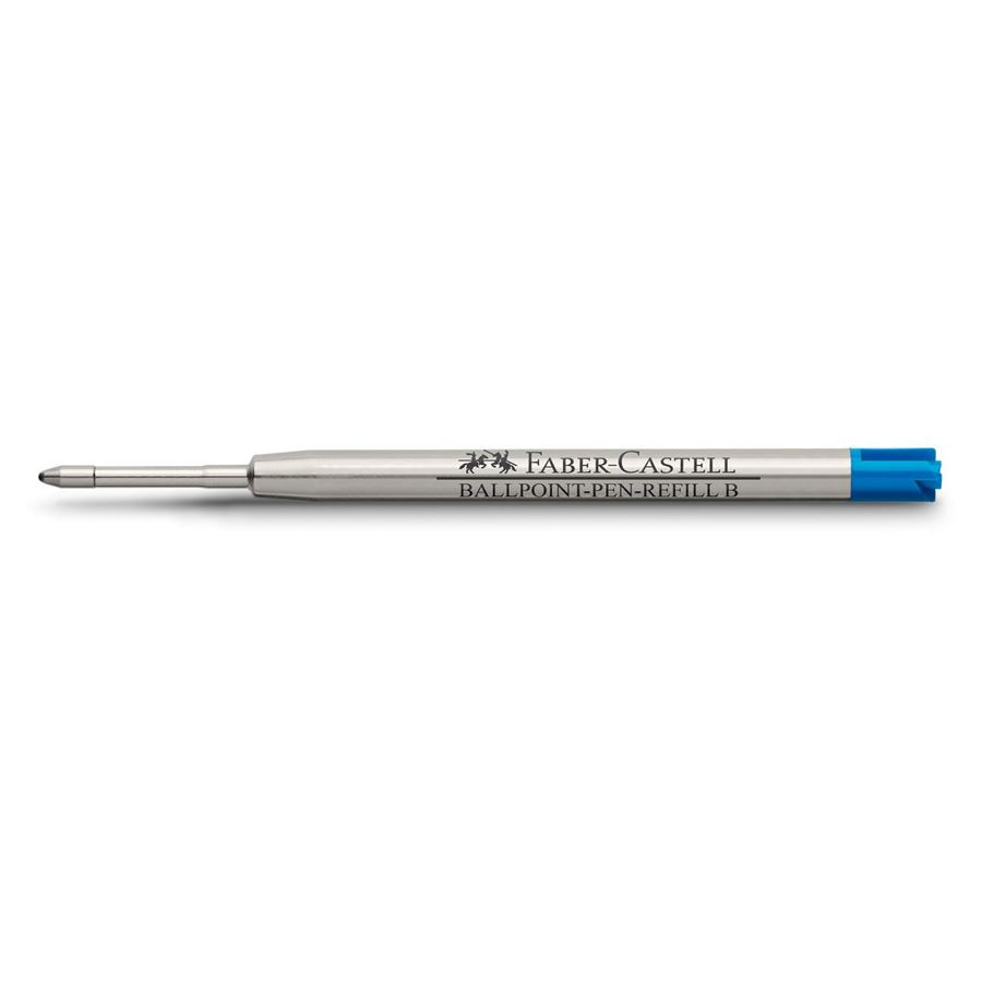 Faber-Castell - Ersatzmine Kugelschreiber, Großraummine B, blau