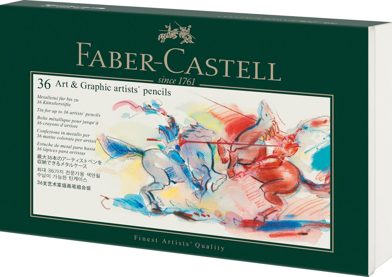 Faber-Castell - Art & Graphic 36er Metalletui inkl. Einlagen, leer