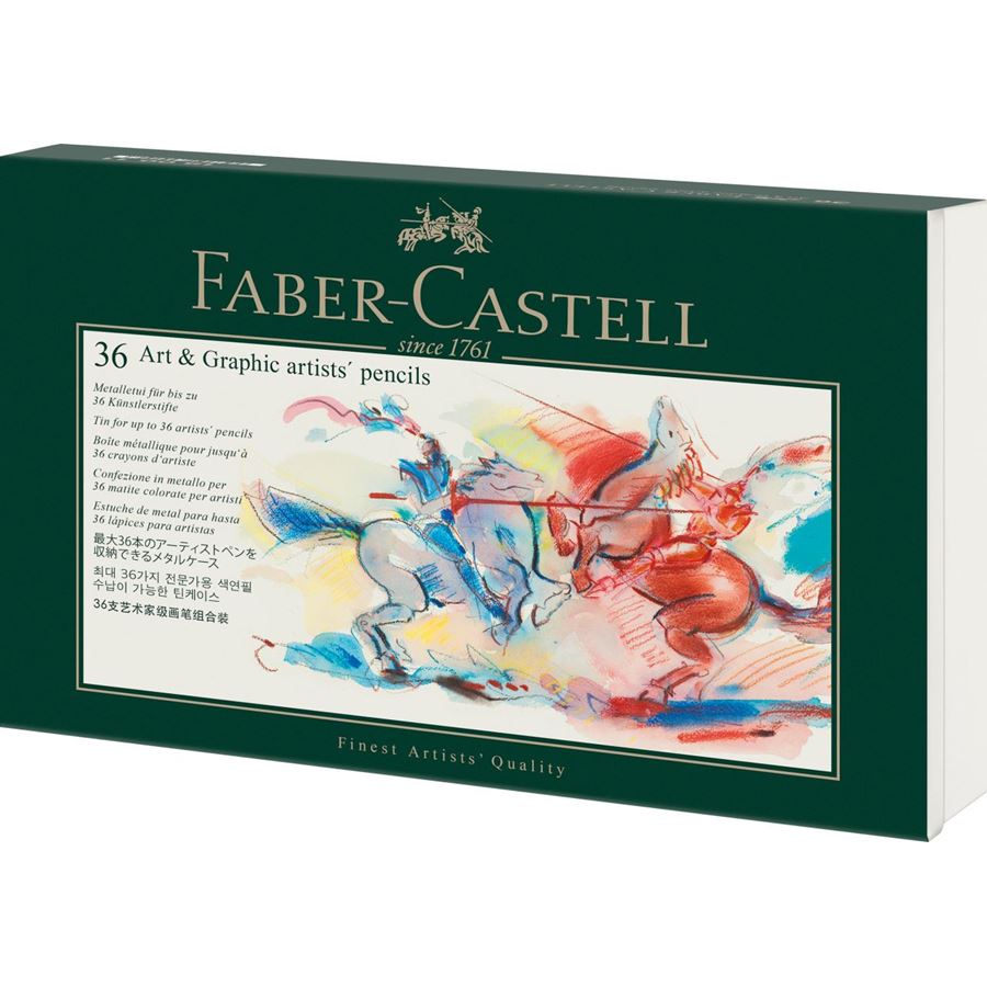 Faber-Castell - Art & Graphic 36er Metalletui inkl. Einlagen, leer
