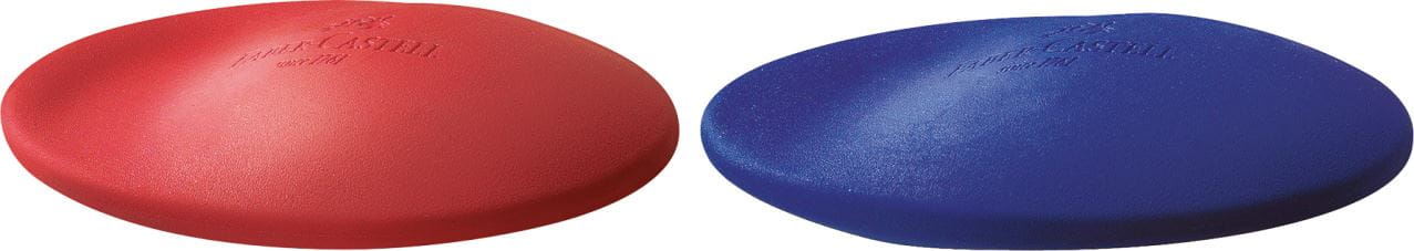 Faber-Castell - Kosmo Mini Radierer, rot/blau