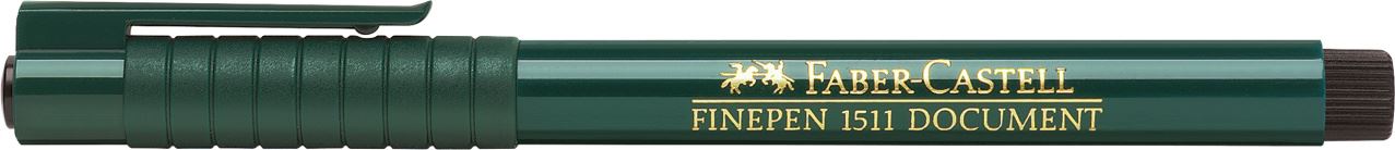 Faber-Castell - Finepen 1511 Faserschreiber, 0.4 mm, schwarz