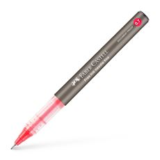 Faber-Castell - Roller à encre liquide rouge 0,7 Needle