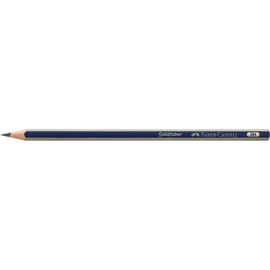 Faber-Castell - Crayon graphite Goldfaber 2H