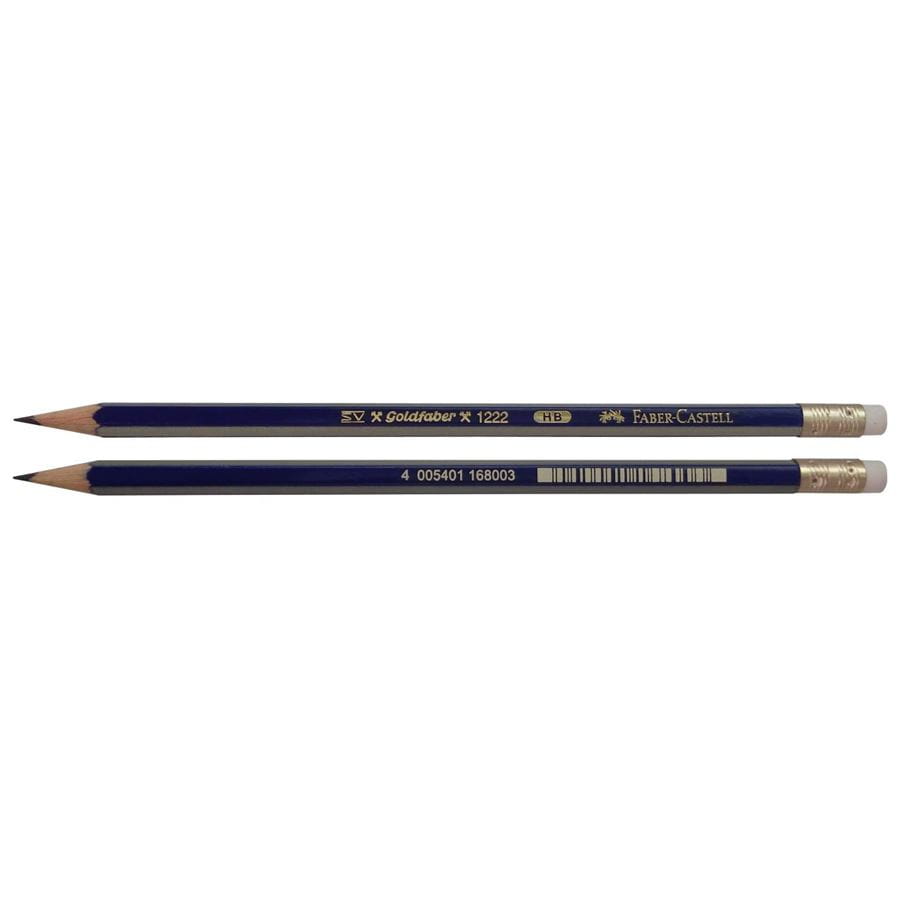 Faber-Castell - Goldfaber Bleistift mit Radierer, HB