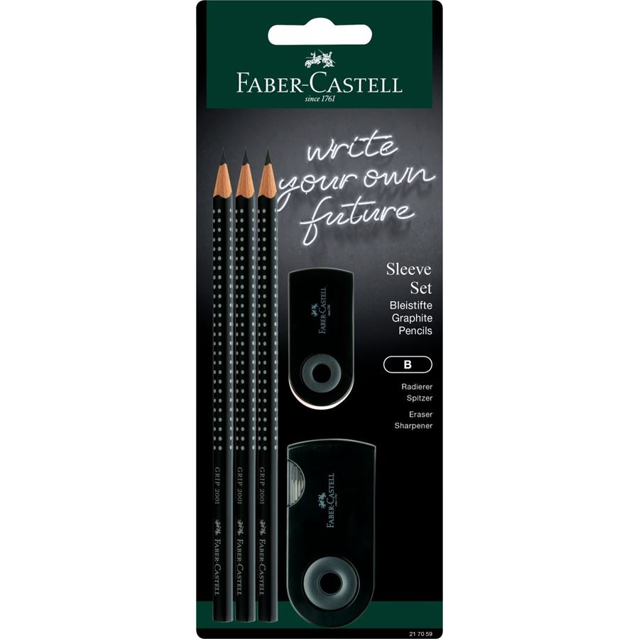 Faber-Castell - Sleeve Set groß schwarz