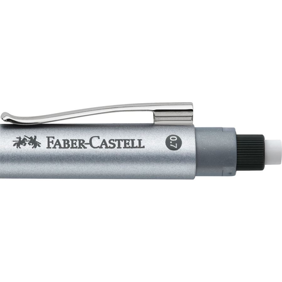 Faber-Castell - Porte-mine Grip 2011 argent 0,7mm