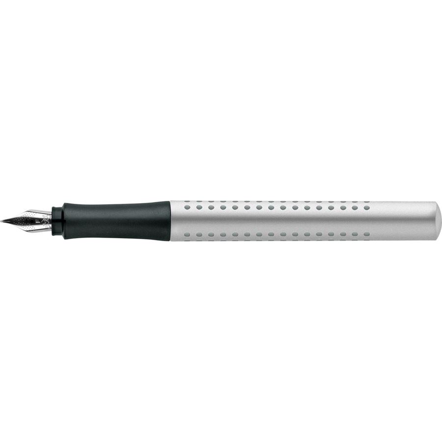 Faber-Castell - Stylo-plume Grip 2011 F argent