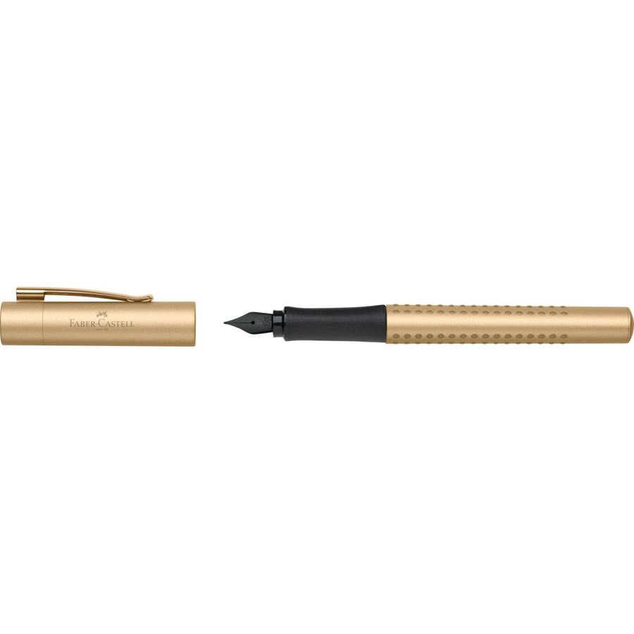 Faber-Castell - Stylo-plume Grip Edition, largeur de plume EF or
