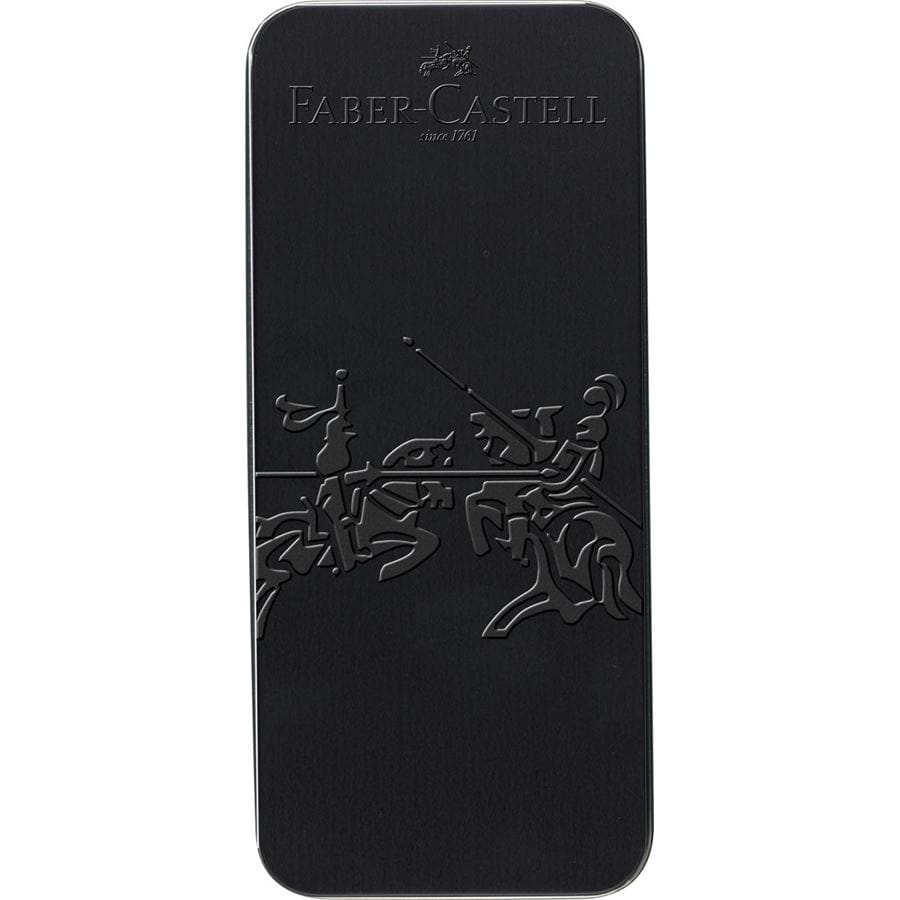 Faber-Castell - Ensemble Grip 2011 noir : stylo plume M + style à bille