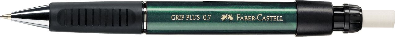 Faber-Castell - Grip Plus Druckbleistift, 0.7 mm, grün metallic