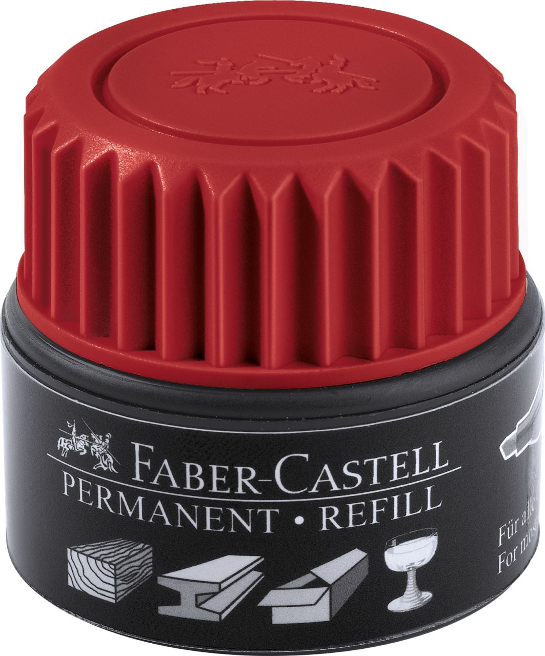 Faber-Castell - Grip Nachfüllsystem, rot