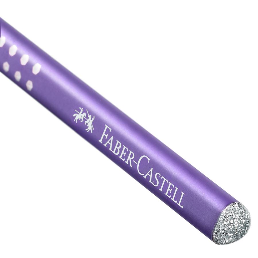 Faber-Castell - Crayon graphite Sparkle pearl violet