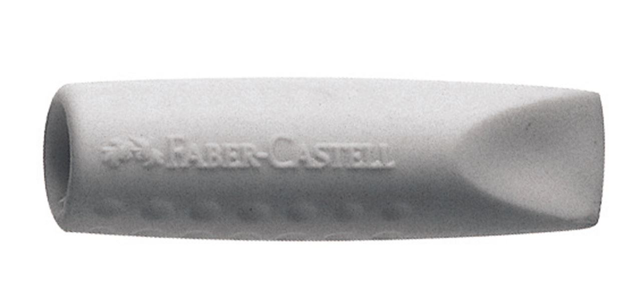 Faber-Castell - Gommes capuchon Grip 2001 gris 2 pièces