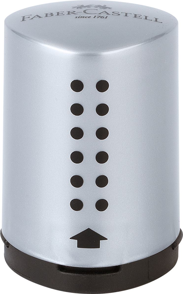 Faber-Castell - Grip Mini Einfachspitzdose, silber
