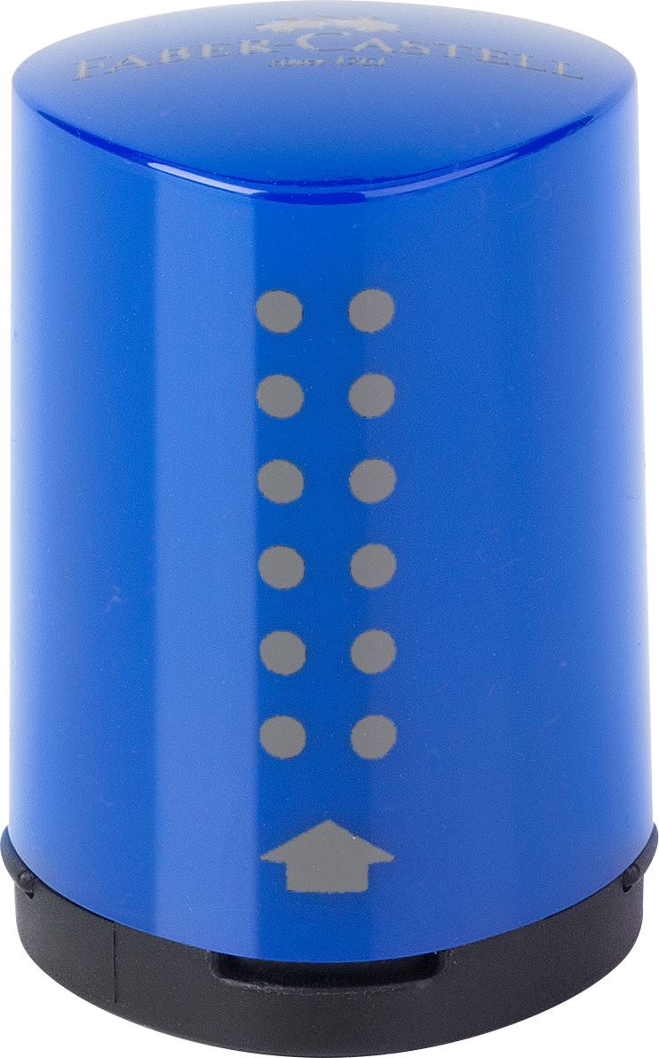 Faber-Castell - Mini Taille-crayon Grip 2001 bleu/rouge
