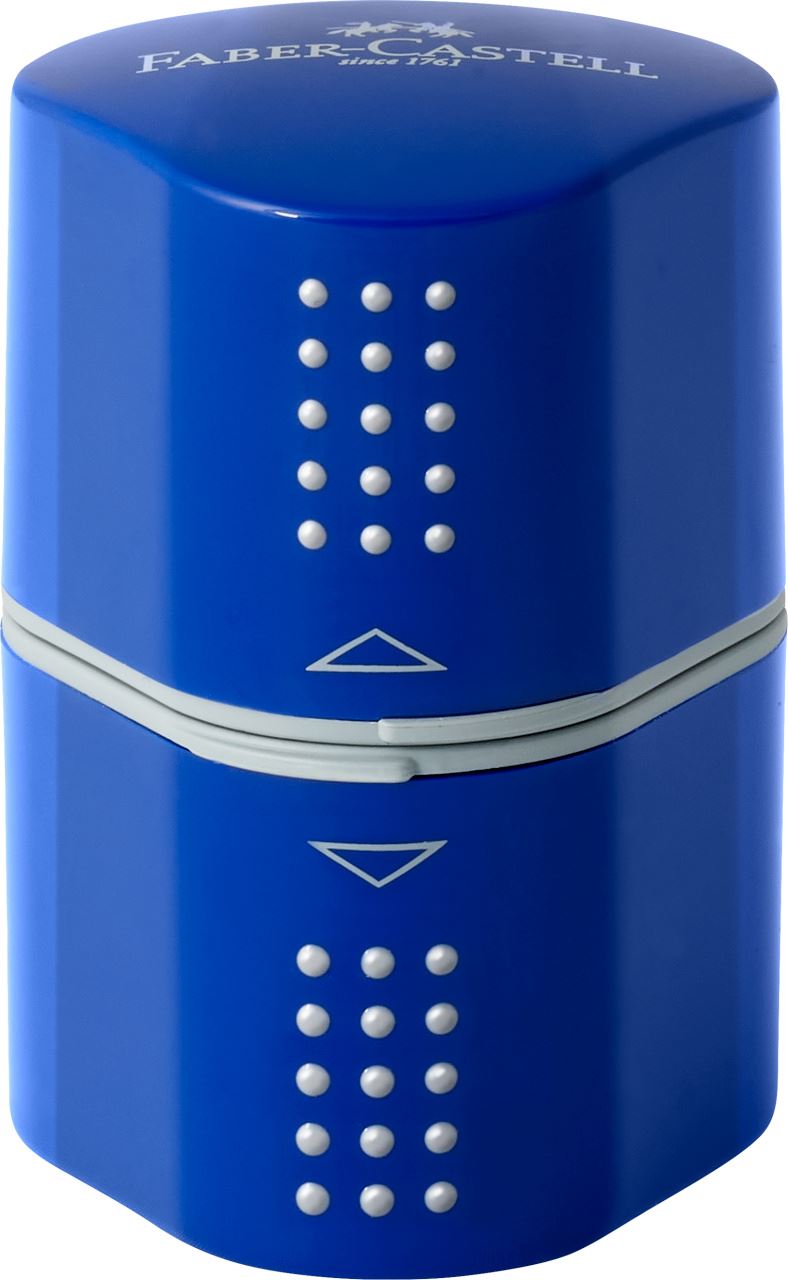 Faber-Castell - Grip 2001 Dreifachspitzdose, rot/blau, sortiert