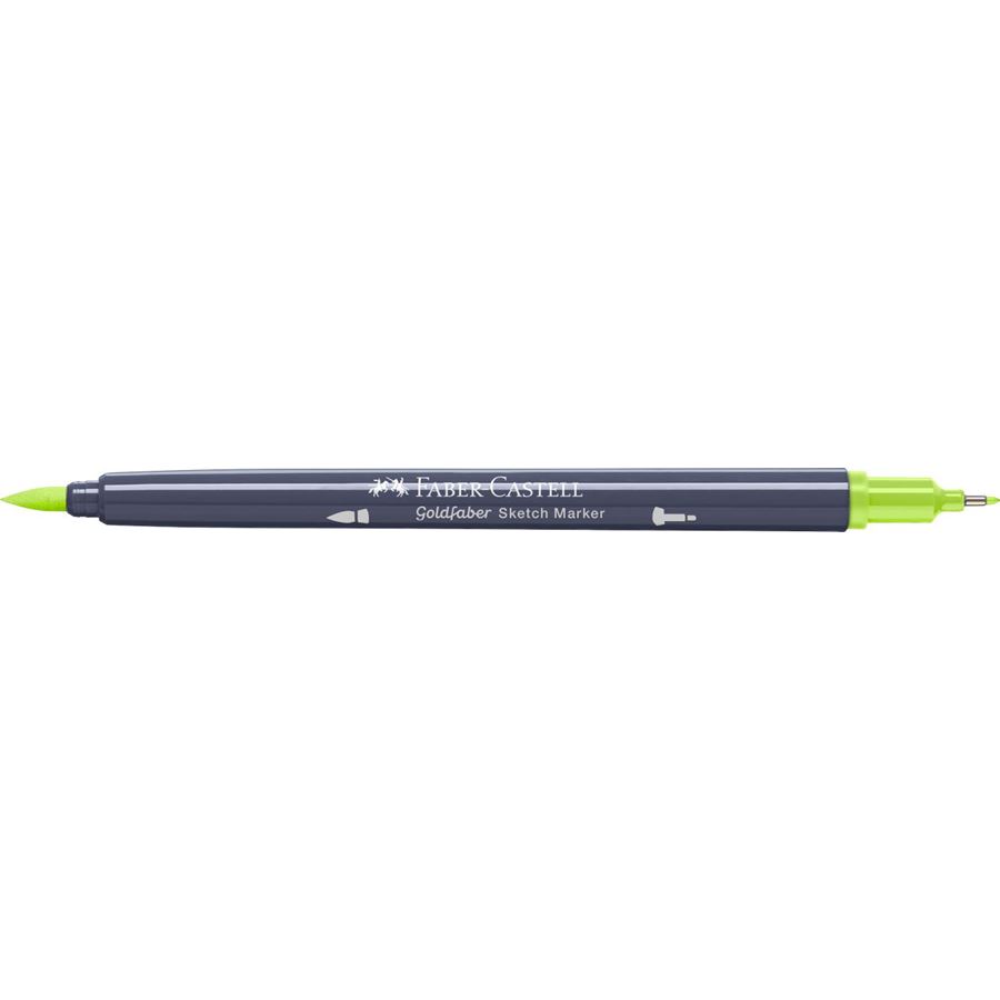 Faber-Castell - Goldfaber Sketch double pointe, 207 dull lime