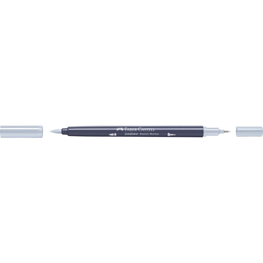 Faber-Castell - Goldfaber Sketch double pointe, 241 cold grey XI