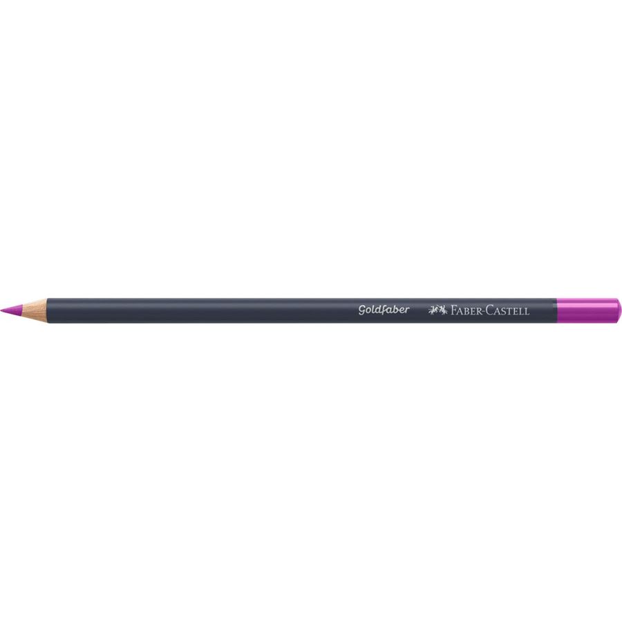 Faber-Castell - Crayon de couleur Goldfaber pourpre rose moyen