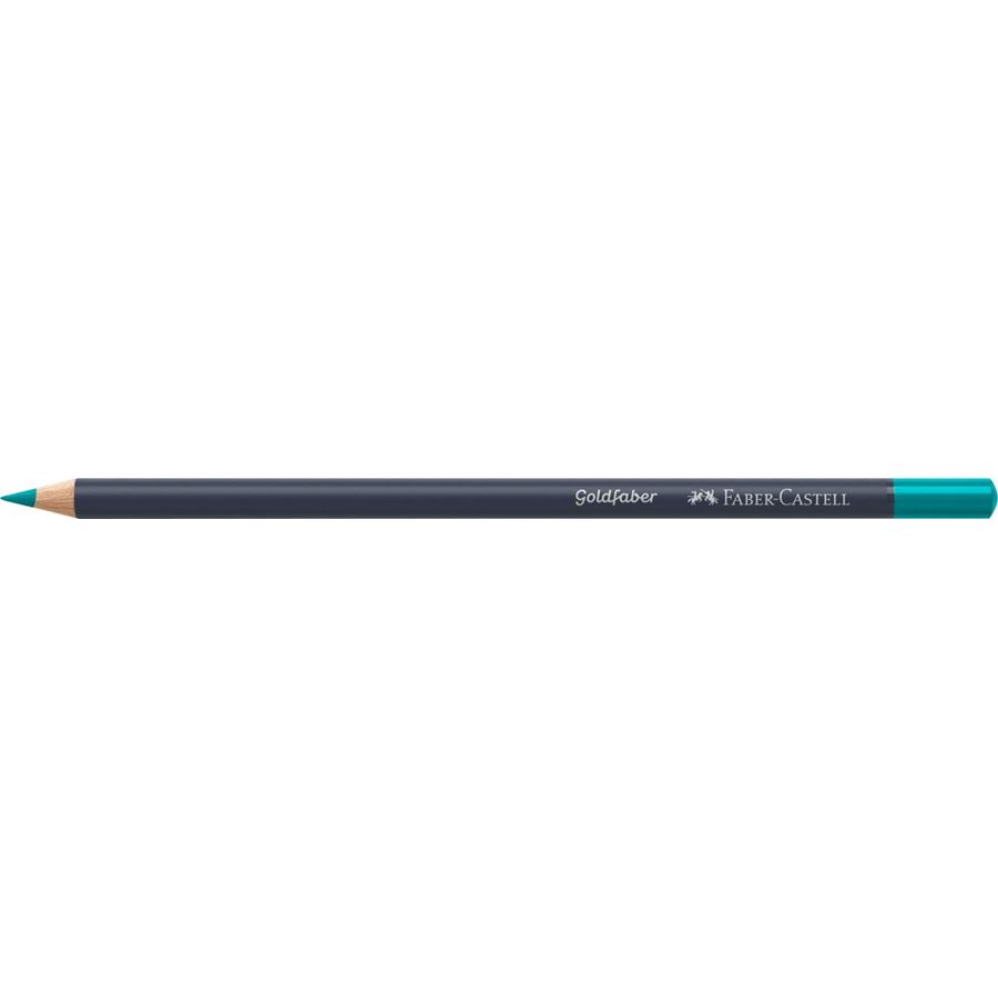 Faber-Castell - Crayon de couleur Goldfaber vert cobalt