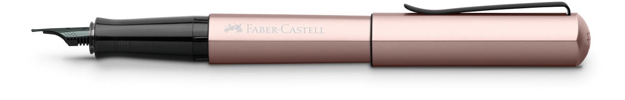 Faber-Castell - Stylo-plume Hexo rose extra-fin