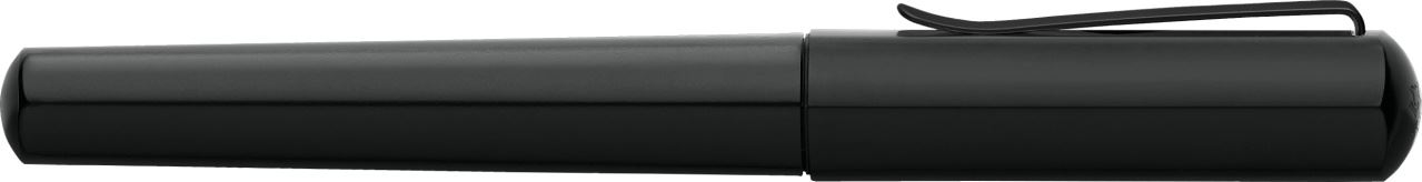 Faber-Castell - Stylo-plume Hexo noir mat, taille de plume large