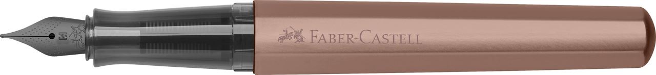 Faber-Castell - Füller Hexo bronze mittel