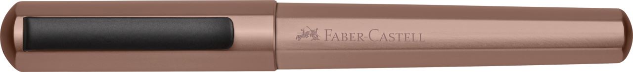 Faber-Castell - Stylo-plume Hexo bronze, taille de plume fine