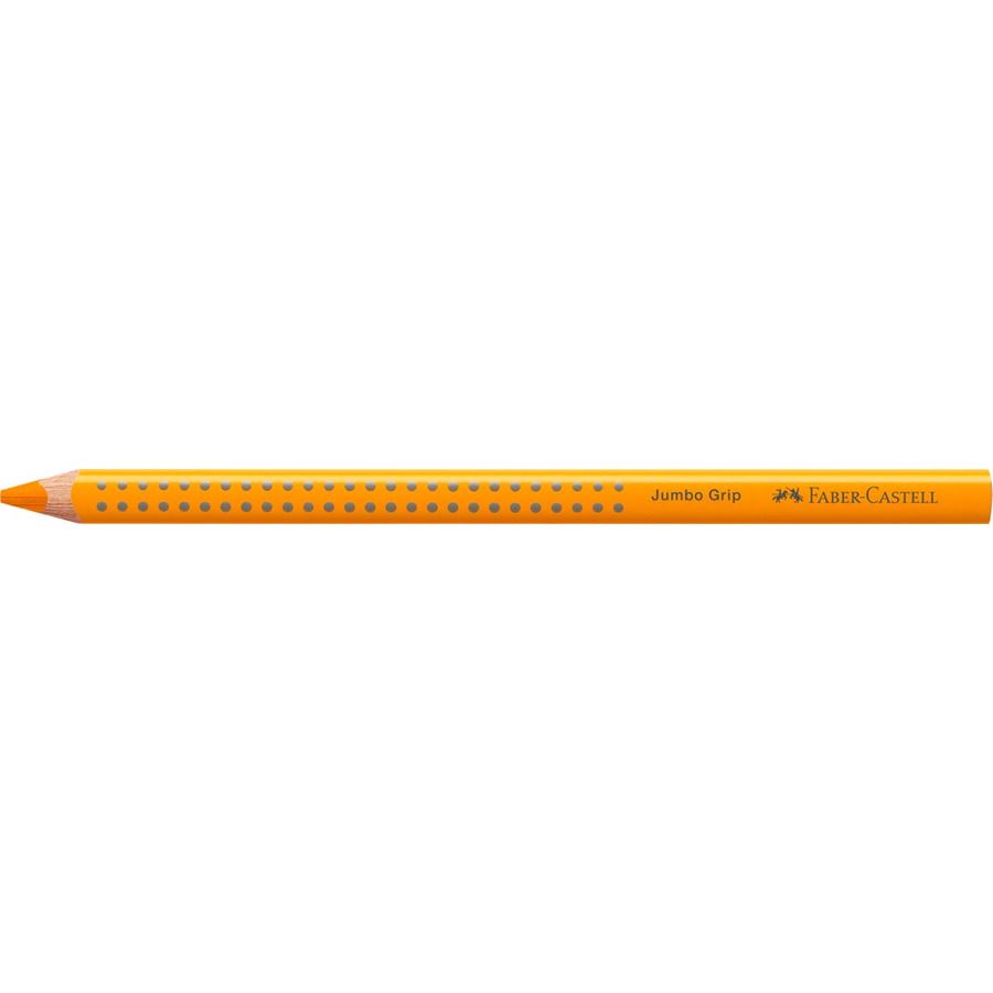Faber-Castell - Crayon de couleur Jumbo Grip Orange citrouille