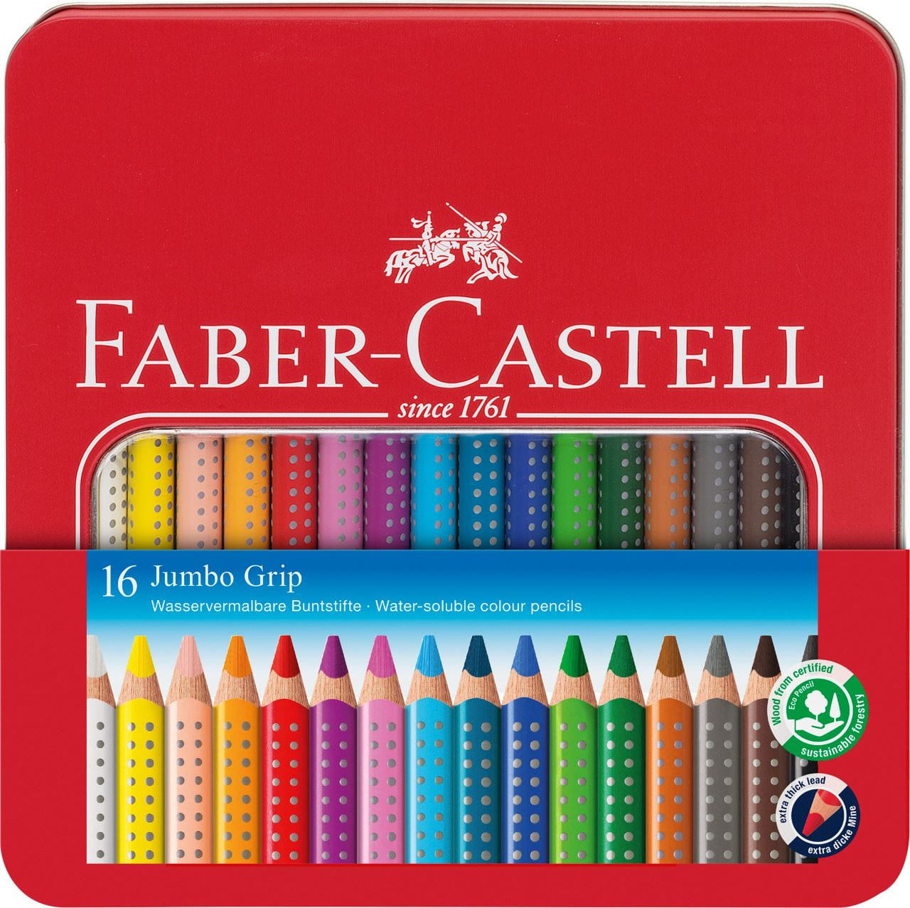 Colorplus Lot de 24 crayons de couleur 