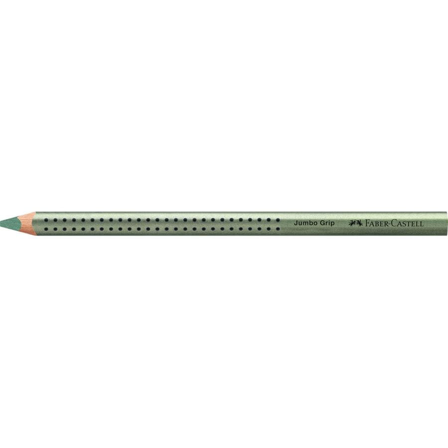 Faber-Castell - Crayon couleur Jumbo Grip métal. Vert