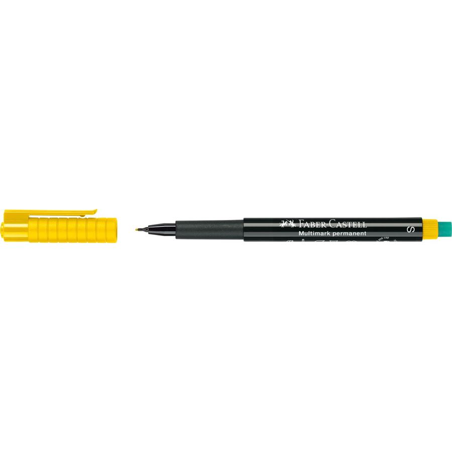 Faber-Castell - Multimark Folienstift permanent, S, gelb