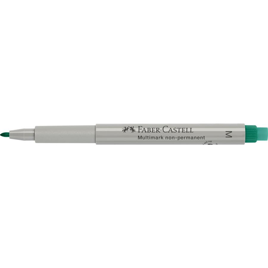 Faber-Castell - Multimark Folienstift non-permanent, M, grün
