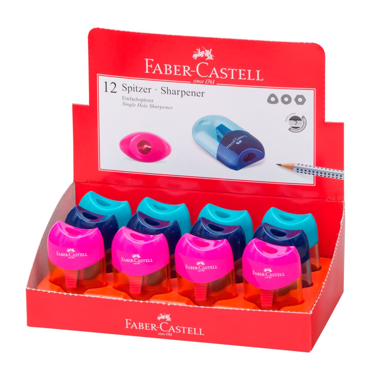 Faber-Castell - Taille-crayon 1 usage, Trend